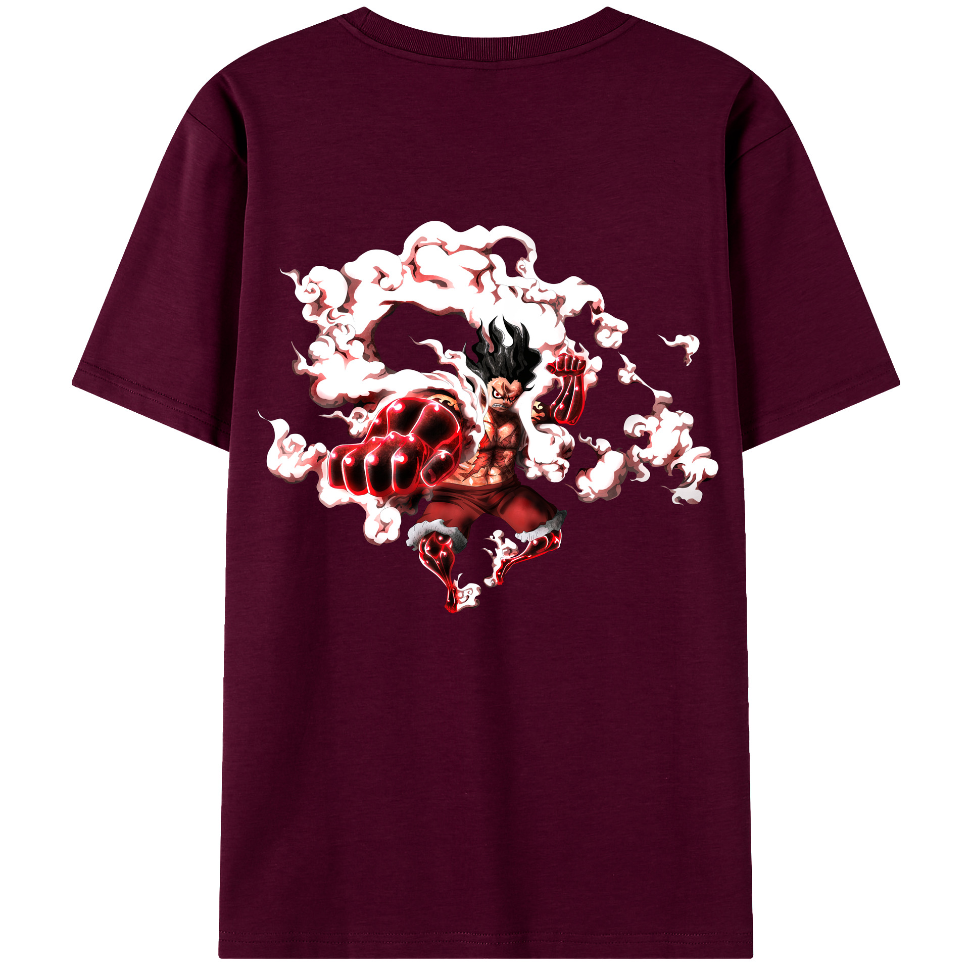 ワンピース モンキー・D・ルフィ ONE PIECE Monkey D. Luffy レディース半袖Tシャツ(バックプリント)